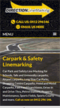 Mobile Screenshot of directionlinemarking.com.au